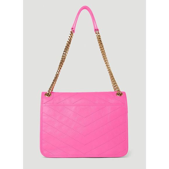 SAINT LAURENT Niki Shoulder Bag in Pink - Picture 5 of 7